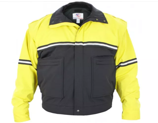 First Class Bike Patrol Jacket Yellow/Black
