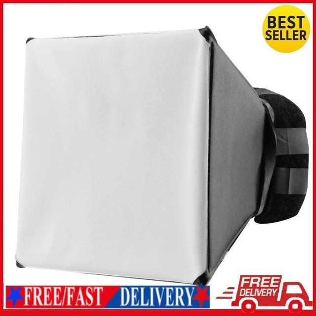 Difusor de luz flash fotográfico DSLR 125x100 mm plegable para Canon para Nikon