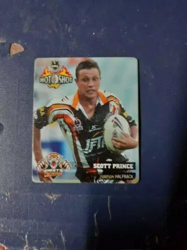 Hot Shot Tazo Rugby League Card Nrl 2006 Rare scott prince