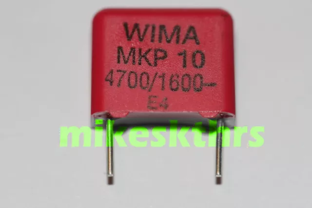 FK.23   5x WIMA MKP10 Polypropylen Kondensator 4700pF-1600- 650~  4,7nF Rm 10mm