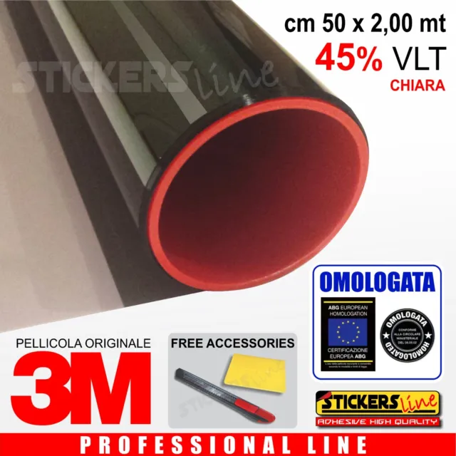 Película Apagón Vidrio Coche Black Shade 3M™ BS 45% Claro Homologada CM 50x200