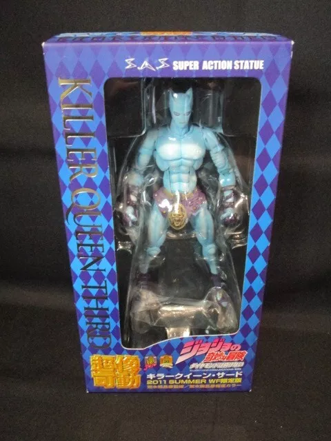 F277 JOJO'S BIZARRE Adventure Super Action Statue figure Killer Queen ... - F277 JoJos Bizarre ADventure Super Action Statue Figure