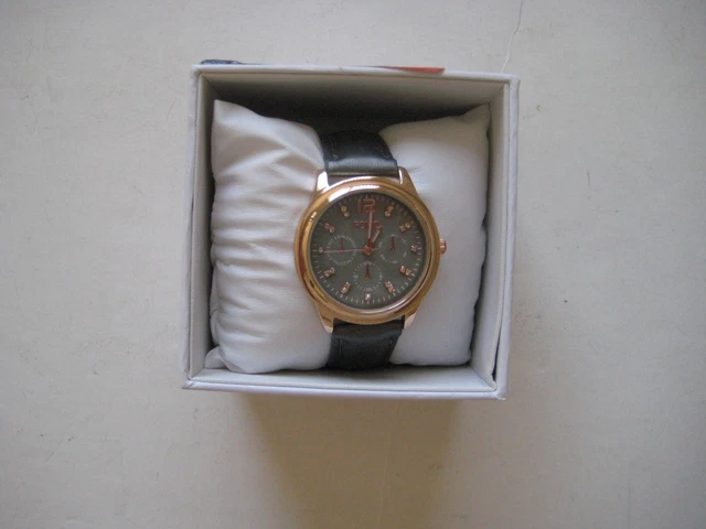 FOLIO Women\'s Beautiful Watch Gray/Rose Gold model FMDFOL054 Rose Gold Folio Watch - Gem main image 3