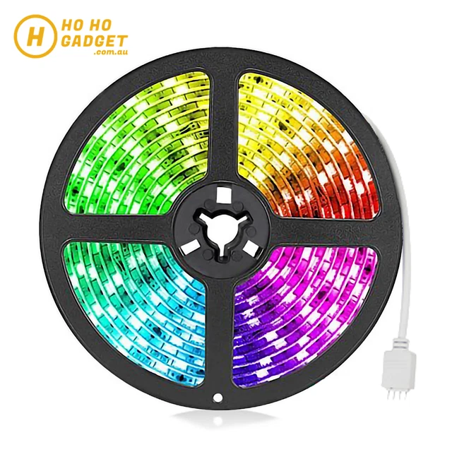 1M 2M 5M Aurora 5050 Smart WIFI RGB LED Light Strip Home Waterproof Google Tuya