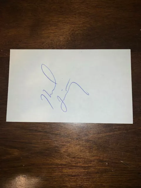 Howard Twitty - Golfer - Autograph Signed - Index Card -Authentic - C142