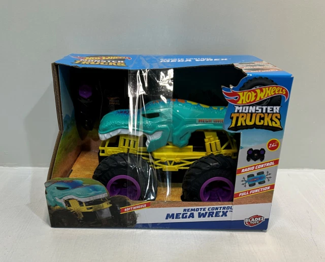 HOT WHEELS MEGA RC Wrex Monster Trucks Damaged Box £12.00 PicClick UK