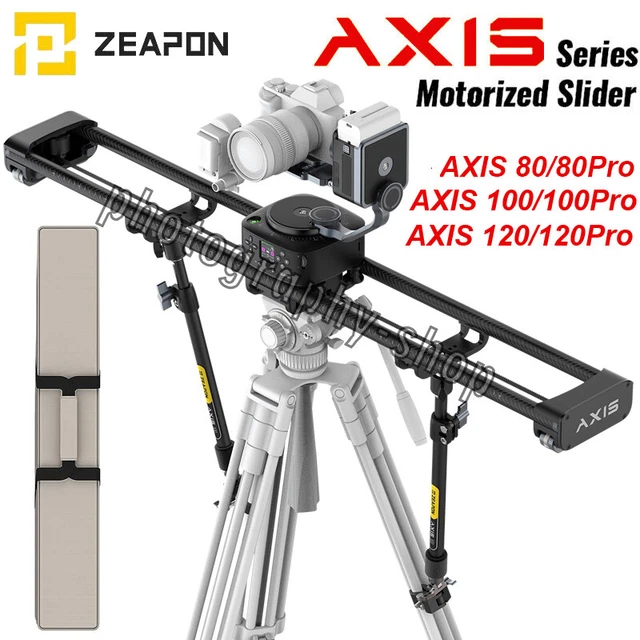 Zeapon AXIS 80 100 120 Pro Multi-Axis Motorized Slider and Pan Heads Integration