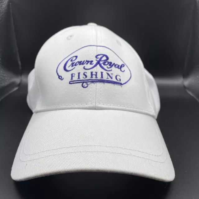 Crown Royal Whiskey Fishing Hat Team Professional Salt Water Strapback Hat cap