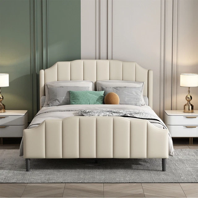 Polsterbett 140x200 Doppelbett Lattenrost Samt Jugendbett Gästebett Bettgestell