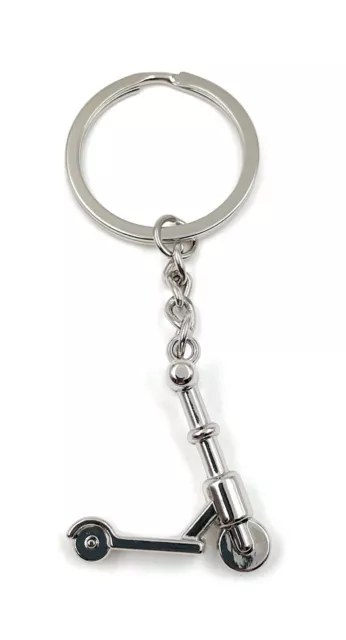 Scooter Roller Scooter Key Ring Metal Lucky Charm Pendant