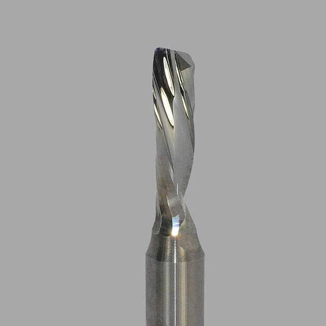 Onsrud 64-018 Spiral Router Bit: 3/16" Dia, 5/8" LOC, 1/4" Shank, Downcut, 2"OAL