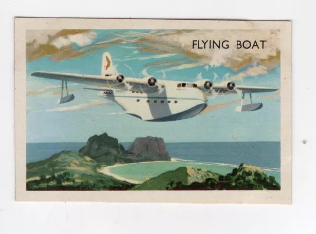 Australian Transport Trade card: #297 Aviation Flying boat Sydney-Lord Howe Is