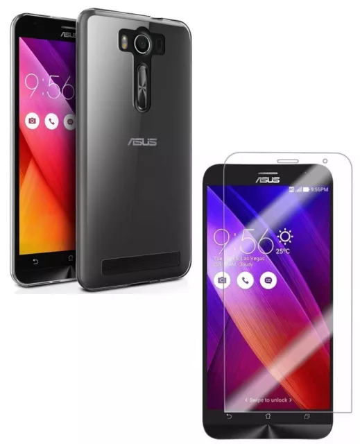 Per ASUS ZENFONE 2 LASER ZE550KL COVER CUSTODIA + PELLICOLA IN VETRO TEMPERATO