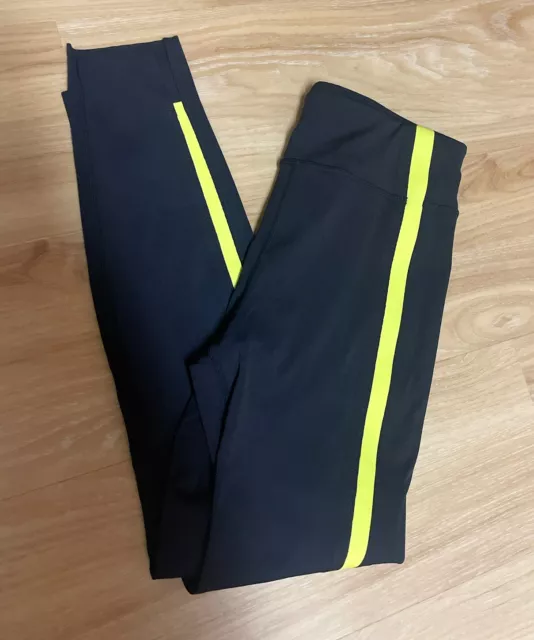 ZYIA NEON YELLOW Parallel Luxe High Rise 7/8 24” leggings Size 12 NWT  $66.87 - PicClick AU