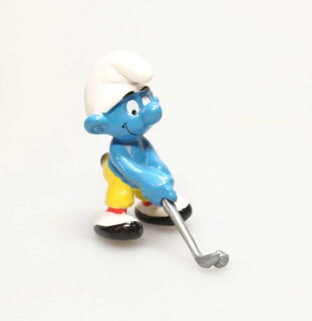 Figurine Ancienne Les Schtroumpfs Marteau Masse En PVC - Occasion, Collection Bande Dessinée