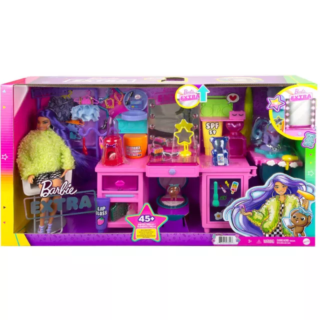 Mattel Barbie Extra Puppe Spielset Extra Doll And Playset  * Neu *