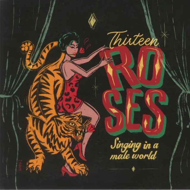 VARIOUS - Thirteen Roses Singing In A Male Wolrd Vol 2 - Vinyl (yellow vinyl LP)