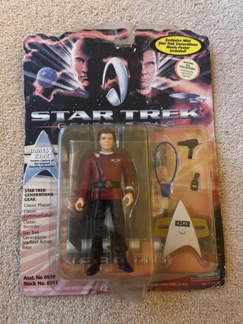 Star Trek Generations - Admiral James T Kirk (Playmates 1994) MOC