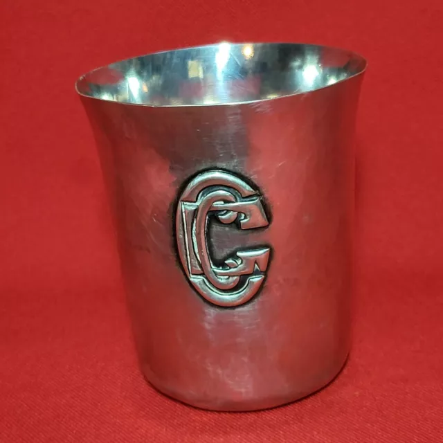 Sterling Silver Cup 1926 Handwrought at The Kalo Shop 91 Mono G