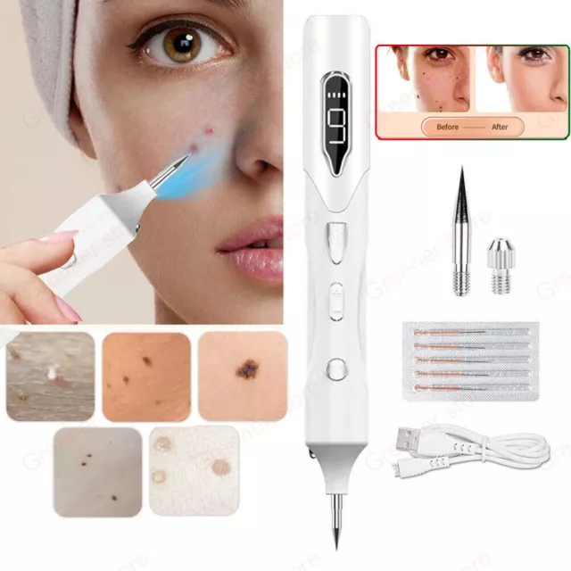 9 Niveaux Laser Pen Mole Removal Dark Spot Remover LCD Skin Care Point Pen