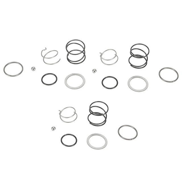 Affidabile set di sfere nero e acciaio compatibile con DCF887 N078434 N089668