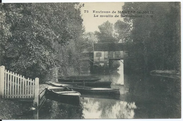 CPA -78 - Environs de MANTES-La-JOLIE - Le Moulin de Dennemont