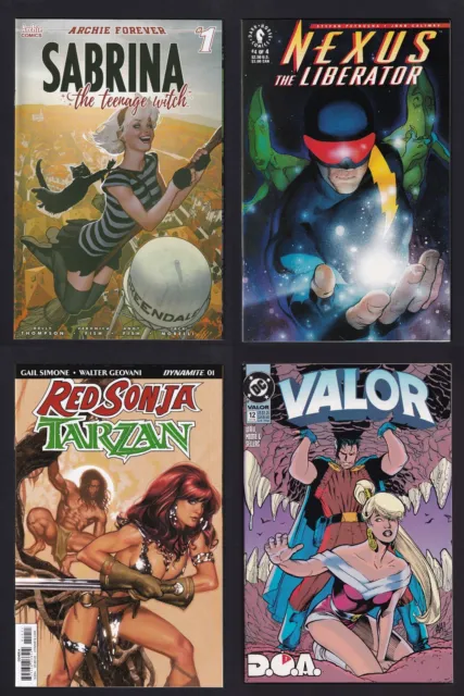 Sabrina #1 Variant/Nexus Liberator #4/Red Sonja Tarzan #1/Valor #12 Adam Hughes