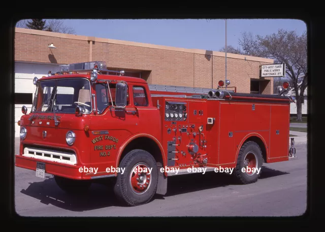 West Fargo ND Ford C Howe pumper Fire Apparatus Slide