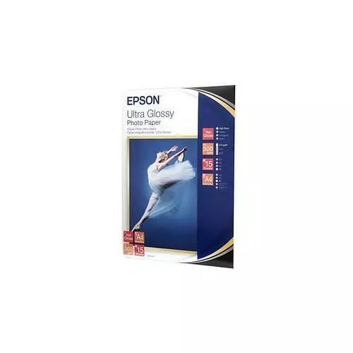 C13S041927 Epson Ultra Brillant Papier Photo A4 (15 Feuilles)