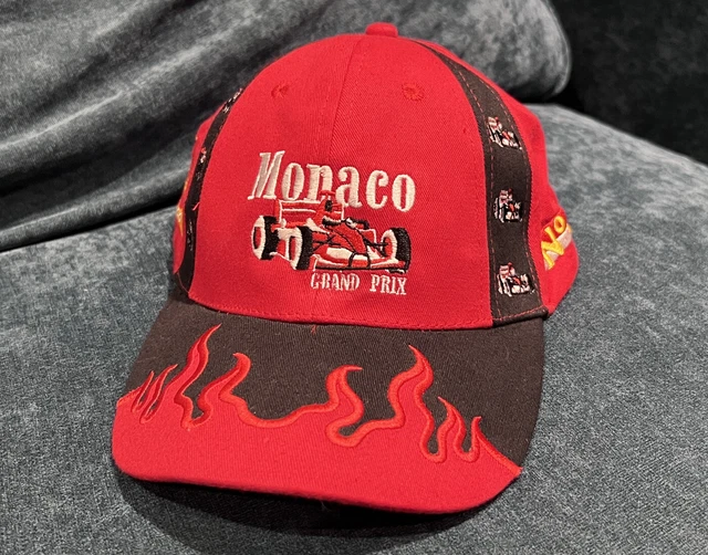 Monaco Grand Prix Monte Carlo Black/Red Men's Baseball Hat Cap