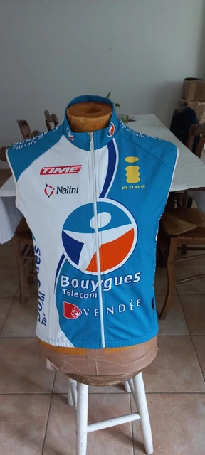 Maillot vélo VINTAGE neuf Bouygues Télécom Vendée 2008 ( nola ) - Vélos