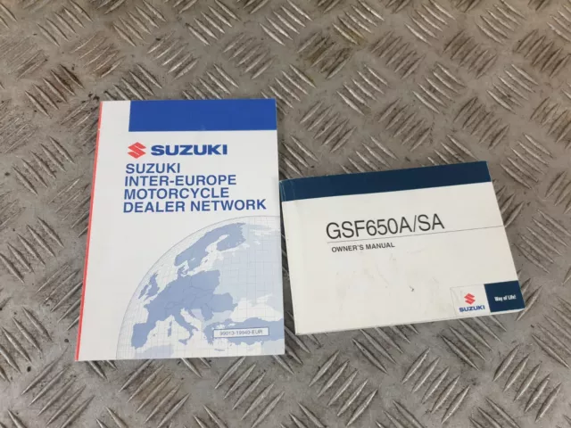 Suzuki GSF650 Bandit  2011   owners manual