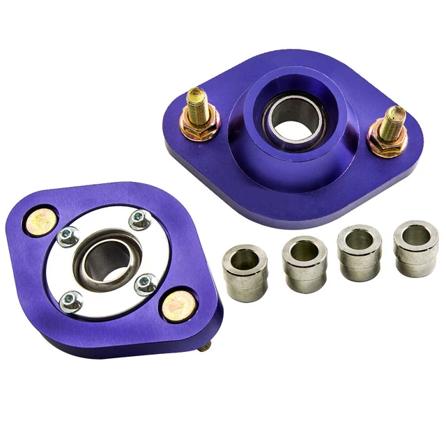 Set montaggio a sospensione PER BMW E30 E36 Cuscino a sfera posteriore piastre camber superiori nuovo