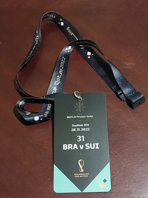 Fifa Vip USED VIP TICKET FIFA World Cup 2022 Qatar #31 Brazil Brazil vs ...