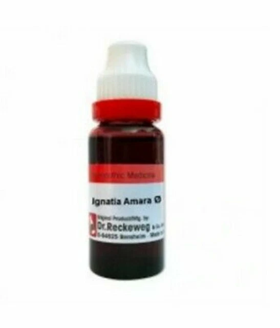 Dr Reckeweg Germany Homeopathic Medicine Ignatia Amara Mother Tincture Q 20ml