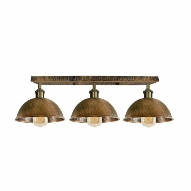 3 Way Industrial Style Ceiling Light Modern Kitchen Hanging Metal Pendant Lamp