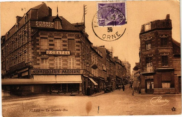 CPA Flers .- La grande rue (195978)