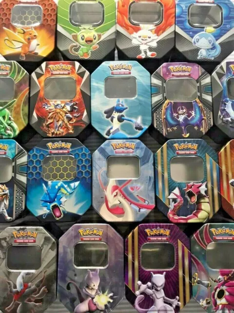 Pokemon Cards Gift Bundle - 50x Card & Tin Bulk Booster Joblot & Sleeves