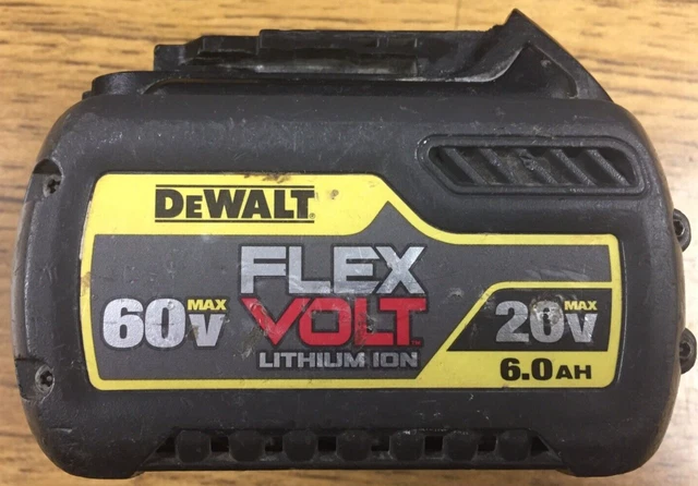 DEWALT DCB606 FLEXVOLT 20V/60V 6.0Ah Lithium-Ion Battery £74.48 ...