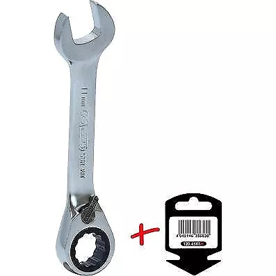 KS TOOLS GEARplus chiave ad anello a cricchetto, corta, 11 mm