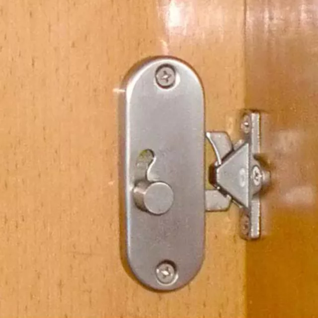 Serrure de porte coulissante 90 degrés angle droit résistante à la rouille en