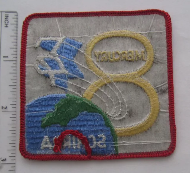 Official NASA MERCURY 8 Sigma 7 spacecraft Space Patch  WW 3