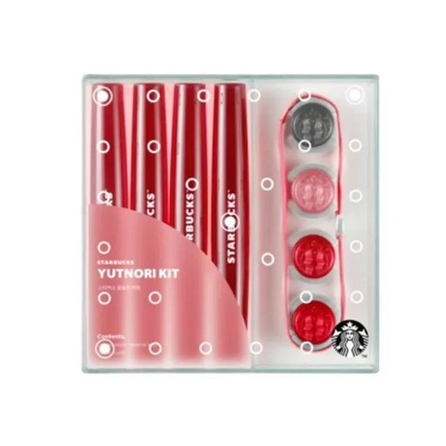 STARBUCKS KOREA 2024 Lunar New Year Yutnori Kit pink £55.74 PicClick UK