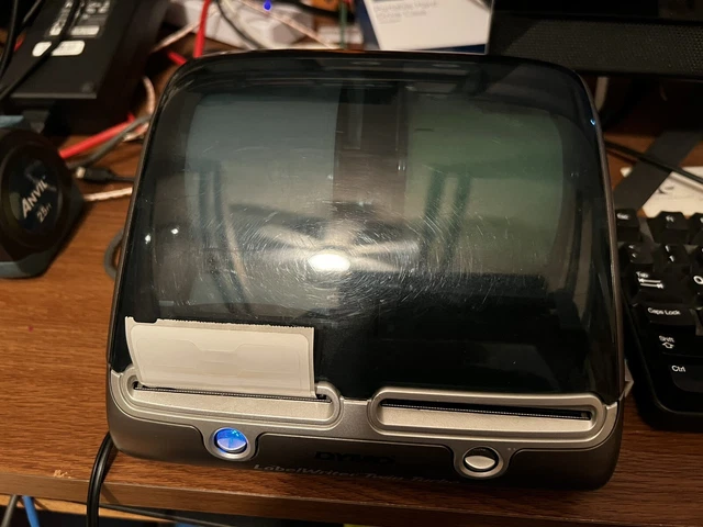 Dymo LabelWriter We Twin Turbo Label Printer  93085 w/AC Adapter And Labels!