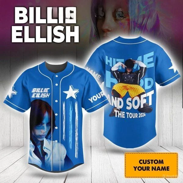 BILLIE EILISH HIT Me Hard And Soft The Tour 2024 Personalized Baseball