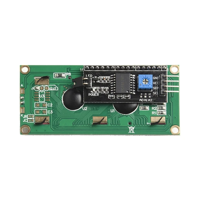 Modulo Schermo LCD1602 Con Interfaccia I2C - 16x2 Caratteri - Giallo/Verde - Per Arduino - Foto 6