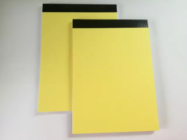 4 Pads A5 Plain White 80 Gsm Paper Jotter Notepad Memo Notebook 50 Sheets P/P