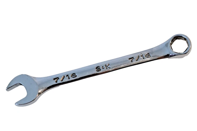 SK Tools USA 11/16 Inch 6-Point SAE Chrome Combination Wrench - Made In USA | 88272
