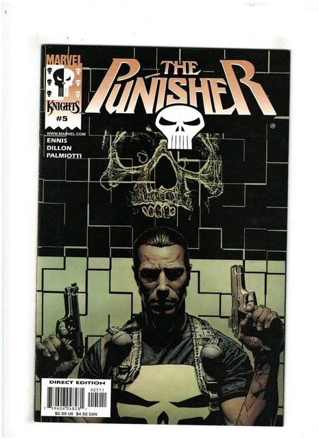 Punisher #5 NM- 9.2 Marvel Knights 2000 Garth Ennis & Steve Dillon