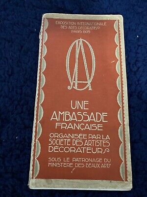 catalogue exposition internationale des arts decoratifs paris 1925 ART DECO